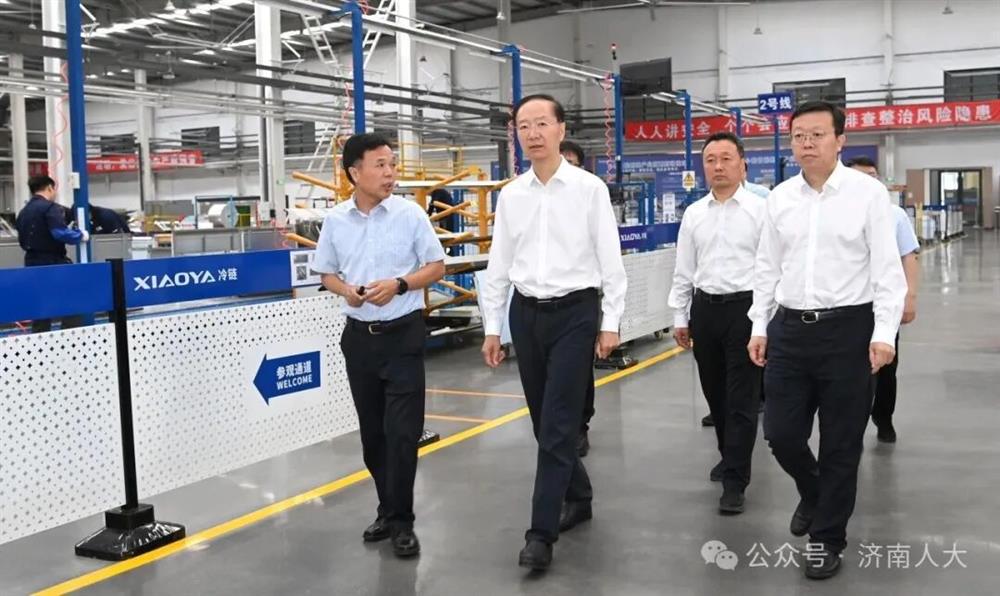 韩金峰带队到济南财产成长投资团体调研